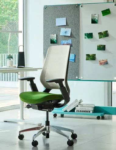 Крісло OKAMURA ABILIS CB LIME GREEN для оператора - купити Київ, Дніпро, Одеса, Львів, Харків