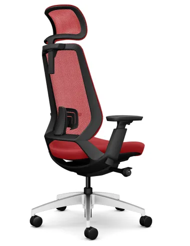 Кресло OKAMURA ABILIS CB RED для оператора - купить Киев, Днепр, Одесса, Львов, Харьков