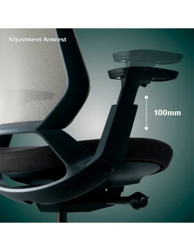 Крісло OKAMURA ABILIS CB RED для оператора - купити Київ, Дніпро, Одеса, Львів, Харків