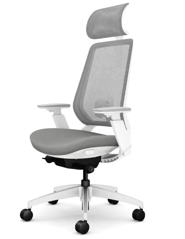 Кресло OKAMURA ABILIS FB LIGHT GREY для оператора - купить Киев, Днепр, Одесса, Львов, Харьков