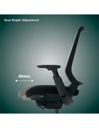 Крісло OKAMURA ABILIS FB LIGHT GREY для оператора - купити Київ, Дніпро, Одеса, Львів, Харків