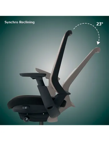 Крісло OKAMURA ABILIS FB BLACK для оператора - купити Київ, Дніпро, Одеса, Львів, Харків