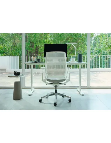 Крісло OKAMURA ABILIS FB MEDIUM BLUE для оператора - купити Київ, Дніпро, Одеса, Львів, Харків