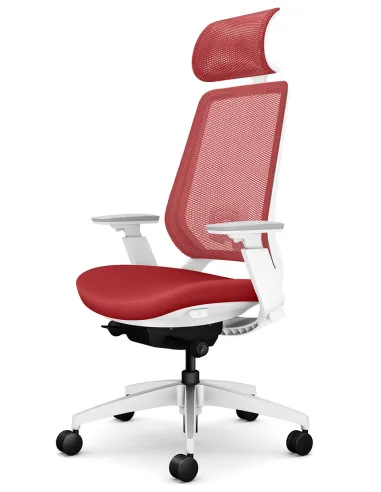 Крісло OKAMURA ABILIS FB RED для оператора - купити Київ, Дніпро, Одеса, Львів, Харків