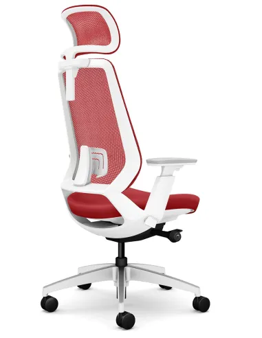 Крісло OKAMURA ABILIS FB RED для оператора - купити Київ, Дніпро, Одеса, Львів, Харків