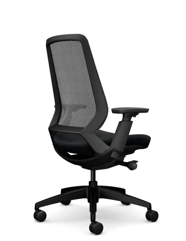 Крісло OKAMURA ABILIS CF ALL BLACK для оператора - купити Київ, Дніпро, Одеса, Львів, Харків