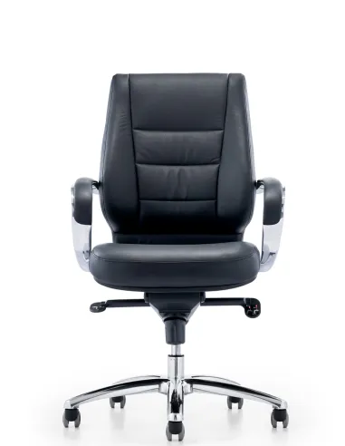 Крісло KRESLALUX A1607 BLACK для керівника, шкіряне