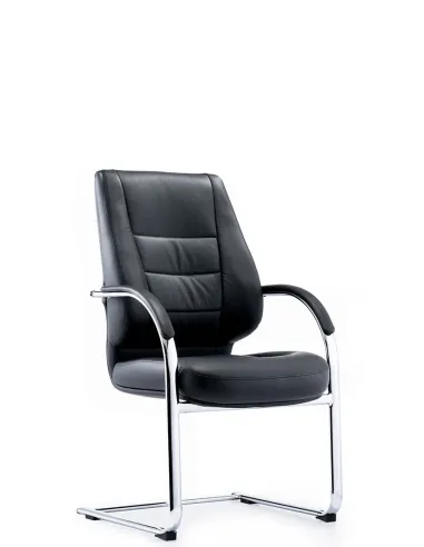 Крісло KRESLALUX A1607 BLACK для керівника, шкіряне