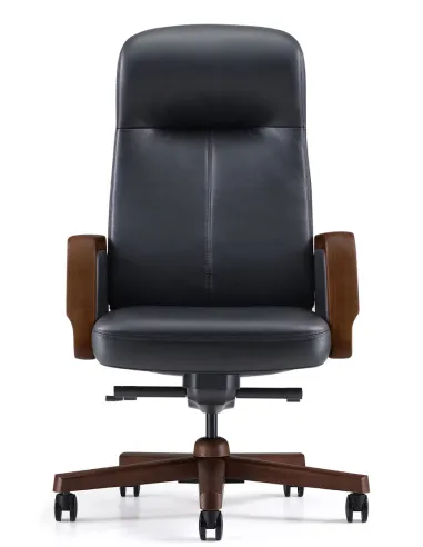 Крісло KRESLALUX A2560 BLACK для керівника, шкіряне - купити Київ, Дніпро, Одеса, Львів, Харків