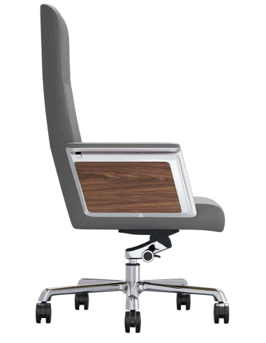 Крісло KRESLALUX FK018-A11 BLACK для керівника, шкіряне - купити Київ, Дніпро, Одеса, Львів, Харків