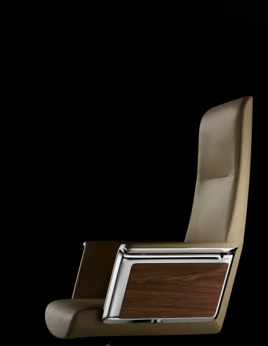 Крісло KRESLALUX FK018-A11 BLACK для керівника, шкіряне - купити Київ, Дніпро, Одеса, Львів, Харків