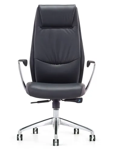 Крісло KRESLALUX 9184 BLACK для керівника, шкіряне - купити Київ, Львів, Одеса, Дніпро, Харків