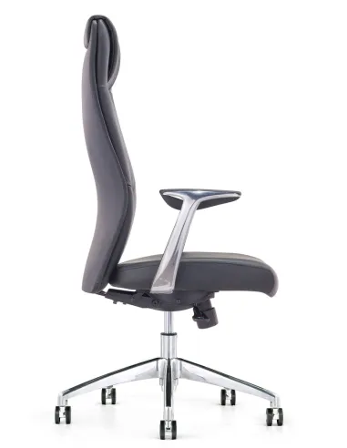 Кресло KRESLALUX 9184 BLACK для руководителя, кожаное - купить Киев, Днепр, Одесса, Львов, Харьков