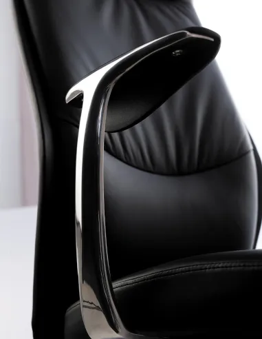 Кресло KRESLALUX 9184 BLACK для руководителя, кожаное - купить Киев, Днепр, Одесса, Львов, Харьков