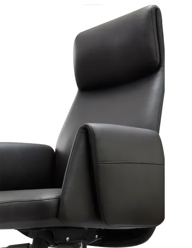 Крісло KRESLALUX A2065 BLACK для керівника, шкіряне - купити Київ, Дніпро, Одеса, Львів, Харків