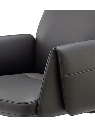 Кресло KRESLALUX A2065 BLACK для руководителя, кожаное - купить Киев, Днепр, Одесса, Львов, Харьков