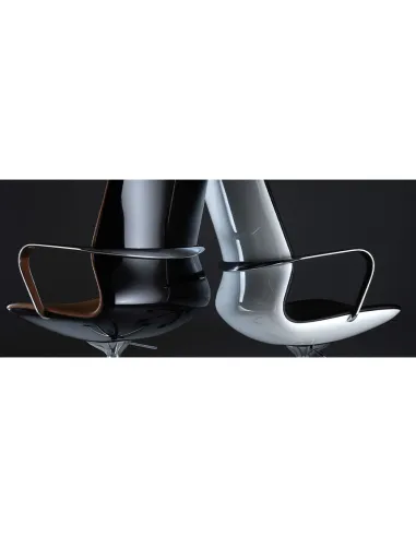 Конференц-кресло KRESLALUX FK016-B12 BROWN, кожаное - купить Киев, Днепр, Одесса, Львов, Харьков