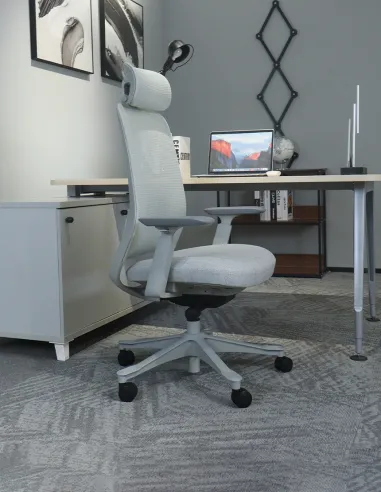 Кресло KRESLALUX V3-GH DARK GREY, эргономичное - купить Киев, Днепр, Одесса, Львов, Харьков