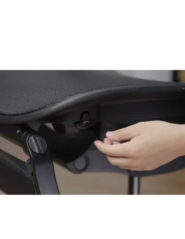 Крісло ERGOHUMAN LUXURY SE (EHSE-AB-HAM-5D-ST-D, сітка W945-01Black), ергономічне  - купити Київ, Дніпро, Одеса, Львів, Харків