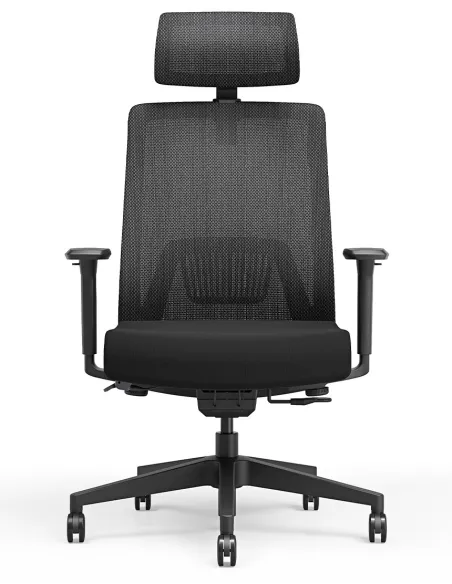 Кресло KRESLALUX TANIT ALL BLACK, эргономичное - купить Киев, Днепр, Одесса, Львов, Харьков