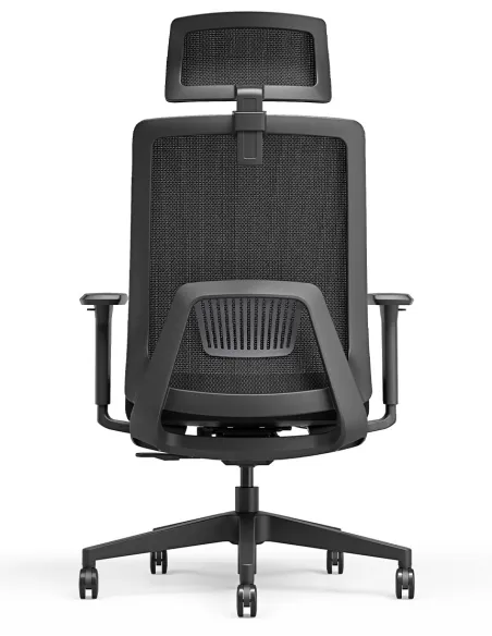 Кресло KRESLALUX TANIT ALL BLACK, эргономичное - купить Киев, Днепр, Одесса, Львов, Харьков