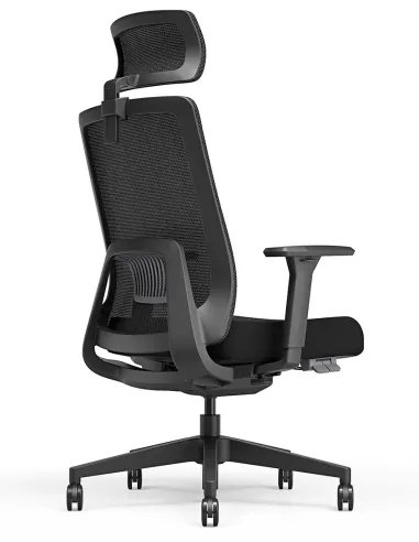 Кресло KRESLALUX TANIT ALL BLACK, эргономичное - купить Киев, Днепр, Одесса, Львов, Харьков