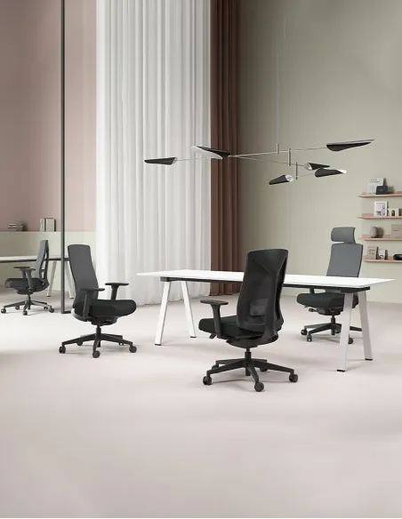 Кресло KRESLALUX PRIMER-A DARK GREY, эргономичное - купить Киев, Днепр, Одесса, Львов, Харьков