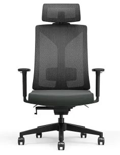 Кресло KRESLALUX PRIMER-A DARK GREY, эргономичное - купить Киев, Днепр, Одесса, Львов, Харьков 2