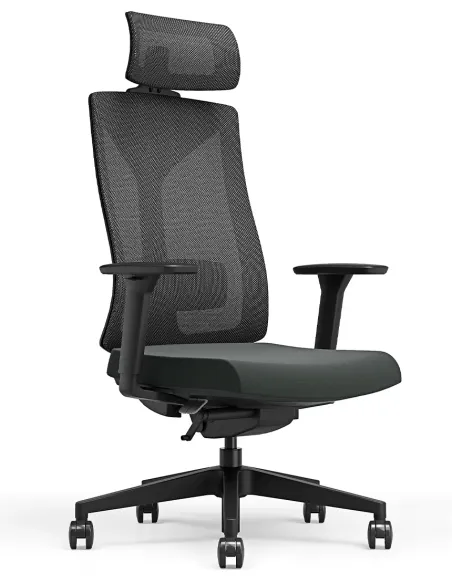 Крісло KRESLALUX PRIMER-A DARK GREY, ергономічне - купити Київ, Дніпро, Одеса, Львів, Харків