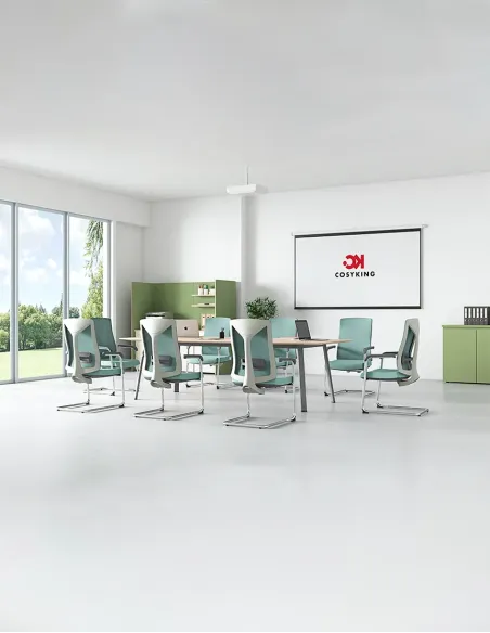 Крісло KRESLALUX PRIMER-D DARK GREY, для відвідувача, на полозах  - купити Київ, Дніпро, Одеса, Львів, Харків