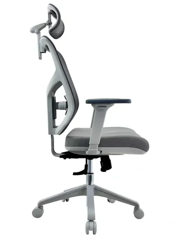 Кресло HOOKAY STAR 2 GREY (STE2-MF01-NG) для оператора, эргономичное - купить Киев, Днепр, Одесса, Львов, Харьков