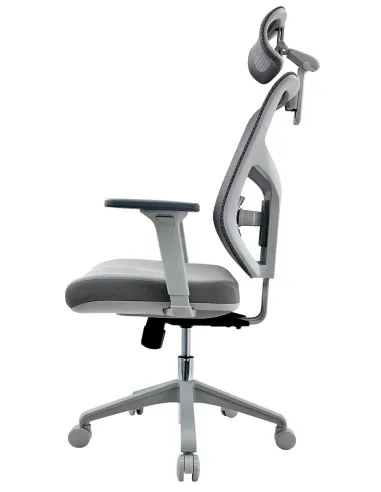 Кресло HOOKAY STAR 2 GREY (STE2-MF01-NG) для оператора, эргономичное - купить Киев, Днепр, Одесса, Львов, Харьков