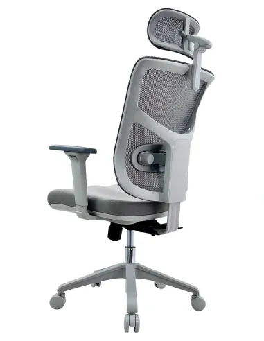 Кресло HOOKAY STAR 2 GREY (STE2-MF01-NG) для оператора, эргономичное - купить Киев, Днепр, Одесса, Львов, Харьков