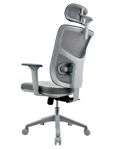 Кресло HOOKAY STAR 2 GREY (STE2-MF01-NG) для оператора, эргономичное - купить Киев, Днепр, Одесса, Львов, Харьков