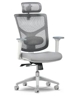 Крісло HOOKAY STAR 2 GREY (STE2-MF01-NG) для оператора, ергономічне - купити Київ, Дніпро, Одеса, Львів, Харків