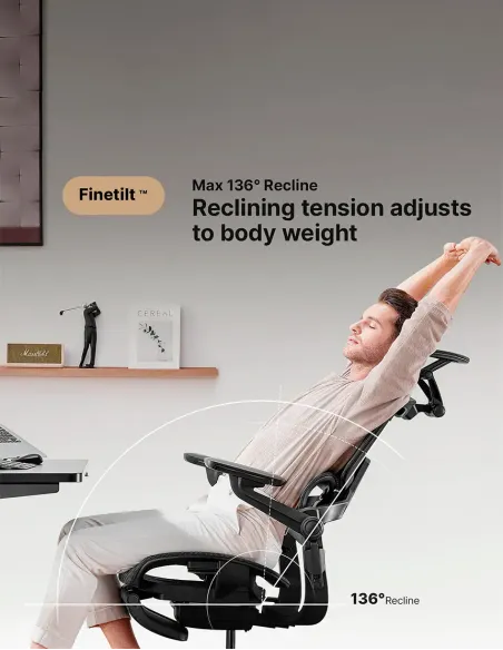 КРЕСЛО HINOMI H1 PRO V2 BLACK, эргономичное - купить Киев, Днепр, Одесса, Львов, Харьков