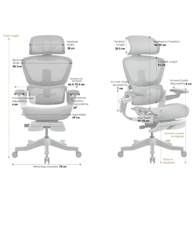 КРЕСЛО HINOMI H1 PRO V2 BLACK, эргономичное - купить Киев, Днепр, Одесса, Львов, Харьков