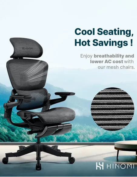 КРЕСЛО HINOMI H1 PRO V2 GREY, эргономичное - купить Киев, Днепр, Одесса, Львов, Харьков