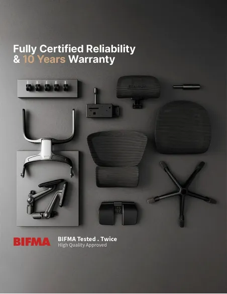 КРЕСЛО HINOMI H1 PRO V2 GREY, эргономичное - купить Киев, Днепр, Одесса, Львов, Харьков