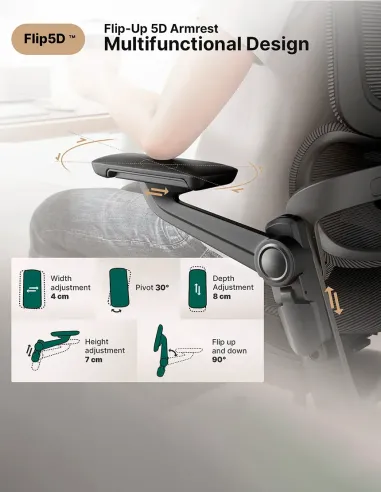 КРіСЛО HINOMI H1 PRO V2 GREY, ергономічне - купити Київ, Дніпро, Одеса, Львів, Харків