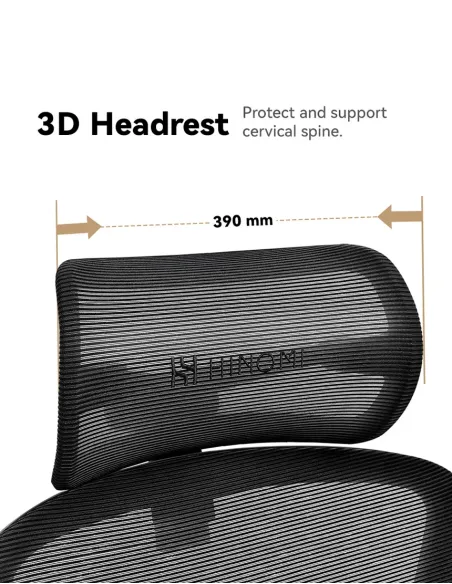 КРІСЛО HINOMI H1 CLASSIC V3 BLACK, ергономічне - купити Київ, Дніпро, Одеса, Львів, Харків