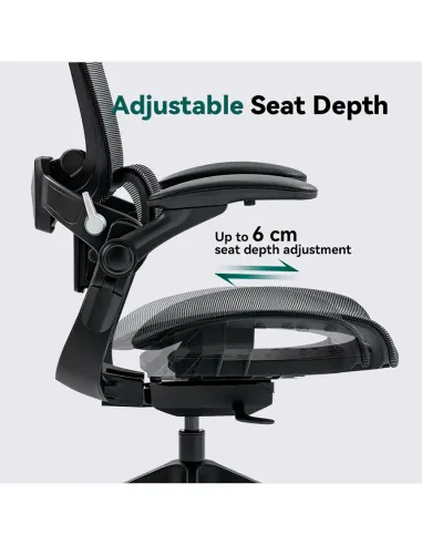 КРІСЛО HINOMI H1 CLASSIC V3 BLACK, ергономічне - купити Київ, Дніпро, Одеса, Львів, Харків