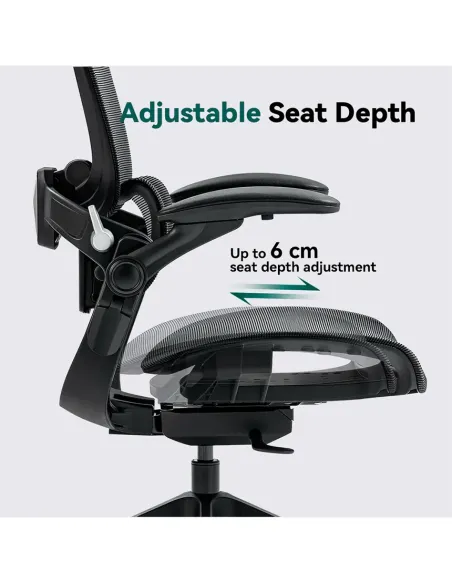 КРІСЛО HINOMI H1 CLASSIC V3 BLACK, ергономічне - купити Київ, Дніпро, Одеса, Львів, Харків