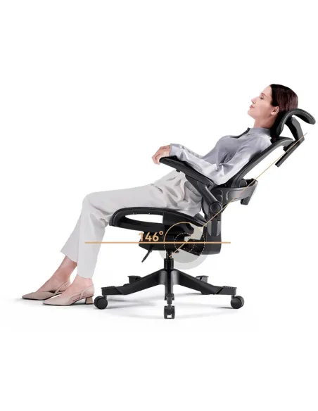 КРІСЛО HINOMI H1 CLASSIC V3 BLACK, ергономічне - купити Київ, Дніпро, Одеса, Львів, Харків