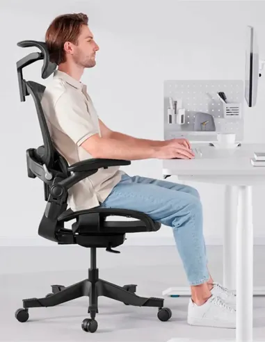 КРІСЛО HINOMI H1 CLASSIC V3 BLACK, ергономічне - купити Київ, Дніпро, Одеса, Львів, Харків