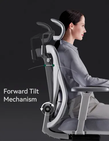 КРЕСЛО HINOMI Q1 BLACK, эргономичное - купить Киев, Днепр, Одесса, Львов, Харьков