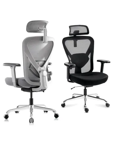 КРІСЛО HINOMI Q1 BLACK, ергономічне - купити Київ, Дніпро, Одеса, Львів, Харків