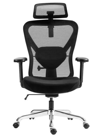 КРІСЛО HINOMI Q1 BLACK, ергономічне - купити Київ, Дніпро, Одеса, Львів, Харків