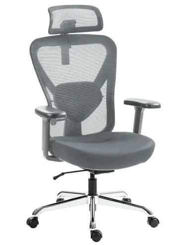 КРІСЛО HINOMI Q1 GREY, ергономічне - купити Київ, Дніпро, Одеса, Львів, Харків