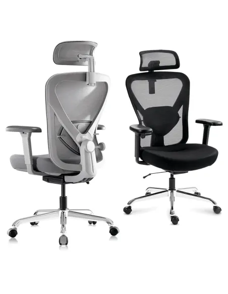 КРІСЛО HINOMI Q1 GREY, ергономічне - купити Київ, Дніпро, Одеса, Львів, Харків